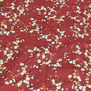 Tissu imprimé numérique en gros, motif floral, polyester, coton, rayonne, pour robe, chemisier, chemise, vêtement de mode - Product Image 1