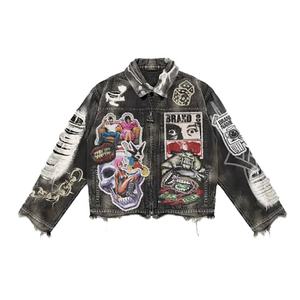 New Arrival Customized 100% Cotton Denim <b>Sets</b> Heavyweight <b>Thermal</b> Reversible Quick Dry Adults Winter Printed Windproof - Product Image 3