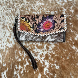 Nouveau portefeuille de bracelet pour femmes en cuir de vachette fabriqué à la main de créateur Offre Spéciale pochette multi-usages en cuir véritable de haute qualité - Product Image 2