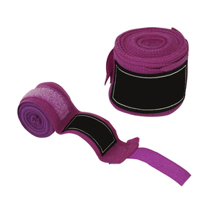 Vendas de boxeo de algodón elásticas personalizadas con logo, de bajo precio, para fitness interior, fáciles de usar - Product Image 4