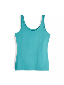 Women's Classic Cotton Spandex Tank <b>Top</b> Slim Fit Sleeveless Basic Layering <b>Top</b> Casual Fashion Custom Logo Design Wholesale <b>Top</b> - Product Image 4