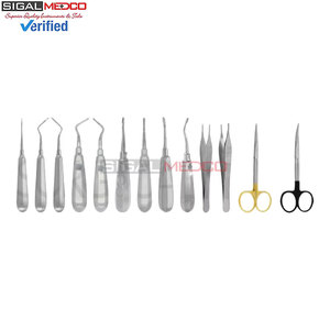 Kit de 75 Piezas para Extracción Dental, Juego Profesional de Elevadores y Pinzas de Acero Inoxidable, Instrumentos Médicos Dentales - Product Image 2