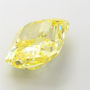 Diamant de laboratoire jaune vif élégant et raffiné, 4,51 carats, VS2, taille excellente, certifié IGI, pour bijoux de luxe. - Product Image 4