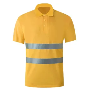Camiseta Polo de Seguridad de Poliéster con Diseño Personalizado, Alta Visibilidad, Impermeable, Resistente al Viento, de Secado Rápido, Transpirable y Reflectante - Product Image 6