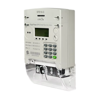 Meter Energi Cerdas Satu Fasa Kelas 1.0 Layar LCD 100A 230V 5A 0-999.9 kWh Keamanan Tenaga Listrik Industri