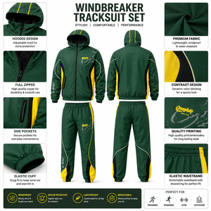 Custom Men's Windbreaker Tracksuit Nylon Set Suit Sport Jacket Track Zip up <b>Wind</b> <b>Breaker</b> Running Tracksuits for Men - Product Image 5
