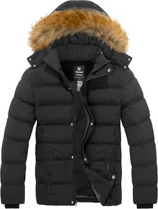 Chaqueta de Invierno Premium para Hombre, con Cuello Alto, Logotipo Frontal, Cálida, Ligera, Elegante y Cómoda, para Clima Frío - Product Image 3