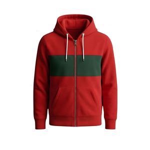 เสื้อฮู้ดดี้ทรงสลิมฟิตแบบมีกระเป๋า สีสันตามสั่ง OEM สำหรับผู้ชาย เหมาะสำหรับกิจกรรมกลางแจ้ง ระบายอากาศได้ดี ผลิตจากผ้าถักผสมฝ้ายและโพลีเอสเตอร์ - Product Image 1