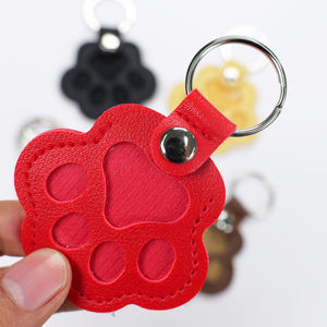 Luxury Genuine Leather <b>Keychain</b> Custom Logo Cowhide Keyring Fashion Car Key Holder <b>Personalized</b> Gifts for Men Women - Product Image 4
