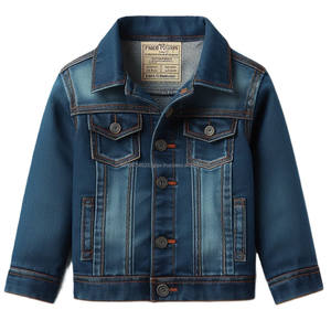 เสื้อแจ็กเก็ตยีนส์ผ้าฝ้ายซัก8-11ออนซ์เสื้อโค้ทผ้าเดนิมแฟชั่นดีไซน์โดดเด่น - Product Image 3