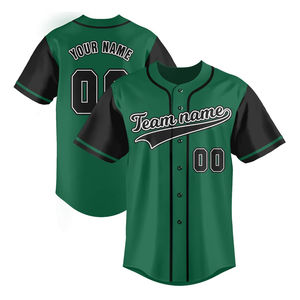 ราคาขายส่ง เสื้อเบสบอลชายแบบสั้น ดีไซน์ใหม่ แห้งเร็ว ระบายอากาศได้ดี พิมพ์ลายโลโก้ตามสั่ง คุณภาพสูง บริการ OEM - Product Image 1