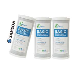 Filtre à cartouche de charbon actif BASIC 05 450 10, haute capacité, charbon actif 100% authentique MATRIKX - Product Image 1