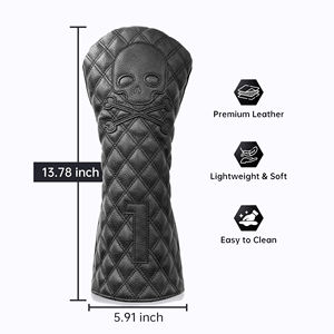 Funda Protectora para Cabeza de Palo de Golf, Transpirable, Lavable, de Cuero PU Resistente al Agua, Estilo Híbrido con Forro Interior Suave - Product Image 4