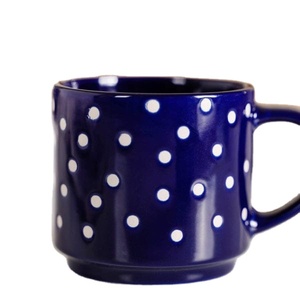 Taza de Café Clásica de Porcelana Beige Mate con Logotipo Personalizado, sin Asa, a Prueba de Fugas, Apta para Lavavajillas y Microondas - Product Image 3