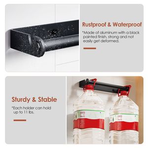 Paquete de 2 Portarrollos de Papel de Aluminio para Montar en la Pared, para Baño, Cocina, Despensa, Fregadero, Balcón, Inodoro, para Uso Doméstico - Product Image 5