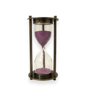 Sablier en laiton de 3 minutes, design classique et décoratif, idéal pour la maison, le bureau, la salle d'étude et comme cadeau - Product Image 1