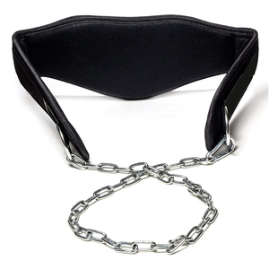Customized Neoprene Weightlifting Dipping <b>Belt</b> with Steel Chain Waterproof & Breathable Unisex for Gym Fitness <b>Exercise</b> - Product Image 3