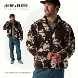 Dernier style – Veste polaire d'hiver à col montant avec logo frontal – Vente en gros – Qualité supérieure – Coupe-vent – Écologique - Product Image 5