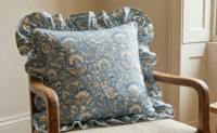 Housse de coussin carrée en coton imprimé à la main avec volants décoratifs, style bohème, écologique, lavable en machine, pour hôtel