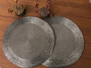 Needlework Best Seller Handmade <b>Beaded</b> Luxury Floral Bohemian Design Shape Polyester Cotton Eco-Friendly Custom Sizes <b>Placemats</b> - Product Image 6