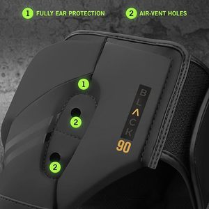 Protector de Cabeza con Protección para los Oídos, Casco de Seguridad para Entrenamiento de Boxeo y MMA - Product Image 3