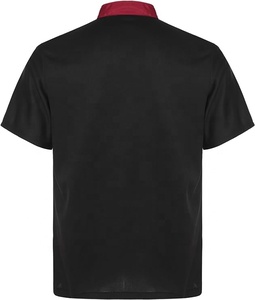 Nueva apariencia de alta calidad Cocina Panadería Café Servicio de comida Chef Restaurante Camisa y Bar Traje Negro Chef Abrigo Chaqueta Hombres Uniforme - Product Image 2