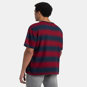 เสื้อยืดคอกลมแขนสั้นผู้ชาย ผ้าฝ้ายถัก 100% ทรงปกติ สไตล์ลำลอง - Product Image 4