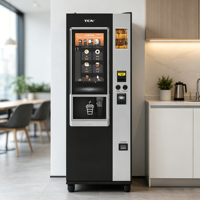 TCN – Idées de machines à café pour petites entreprises à fort potentiel de profit – Distributeur automatique de café sur pied pour intérieur avec paiement par carte – Station de boissons chaudes