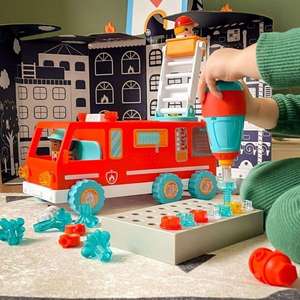 Bolt Buddies, Camión de Bomberos de Plástico, Embalaje Ecológico, 2-4 Años, Venta al por Mayor, Hecho en Varios Colores, Juego de Juguetes Educativos Unisex - Product Image 2