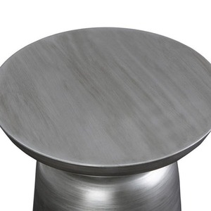Vero Studio Modern Metal Coffee <b>Table</b> With Round Top Industrial Design Living Room Furniture Handmade Decorative <b>End</b> <b>Table</b> - Product Image 6
