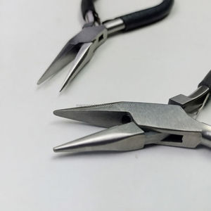 Pince à bec micro et fin en acier inoxydable de haute qualité B2B, taille personnalisable pour la fabrication de bijoux, la création de colliers et le polissage - Product Image 3