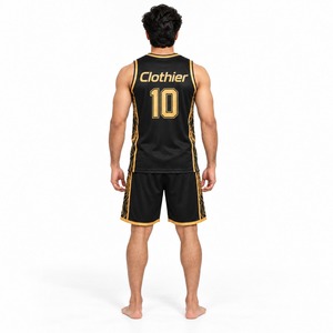 Ropa Deportiva Transpirable y Ligera para Entrenamiento, Juego y Práctica de Baloncesto, Uniforme de Rendimiento, Conjunto de Camiseta y Pantalones Cortos para Equipo - Product Image 2