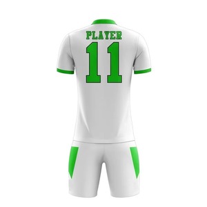 Breathable Quick Dry Eco-Friendly 100% Polyester Soccer Uniforms Sets Adults Unisex Custom Football Kits Stretch Soccer Uniforms - Product Image 3
