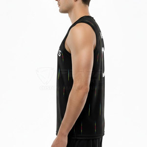 Chemise sans manches de qualité supérieure pour le lacrosse, tissu extensible, vêtements de sport confortables pour les séances d'entraînement - Product Image 3
