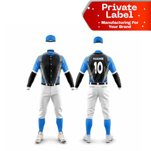 ชุดเบสบอลแบบกำหนดเอง พิมพ์ลายแบบ Sublimation สำหรับอุปกรณ์กีฬาวิทยาลัย ทุกขนาด ชุดเบสบอลแบบกำหนดเองสำหรับเด็ก เยาวชน และทีมผู้ใหญ่ - Product Image 1