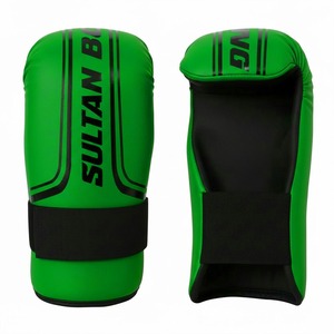 Guantes de Combate Semi-Contacto de Cuero PU Profesional, Correa de Muñeca Ajustable, Diseño Ligero para Artes Marciales y Boxeo - Product Image 6