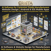 Logiciel d'IA pour les fabricants de biens de consommation, conception de sites Web, applications mobiles Android iOS, plugin WordPress Shopify, IA ERP CRM