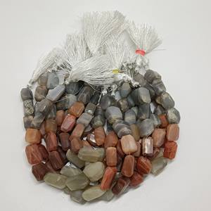 Cuentas de Piedra Lunar Melocotón Pulida al por Mayor, Hilo de 16 Pulgadas para Fabricación de Collares y Pulseras - Product Image 4