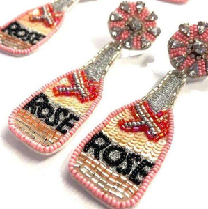Pendientes de Cuentas Bordadas a Mano, Coloridos, Estilo Boho Chic, Joyería Moderna para Mujer - Product Image 2