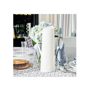 Pichet à eau minimaliste en résine blanche écologique, compatible micro-ondes, avec poignée, pour servir les boissons lors de fêtes - Product Image 3