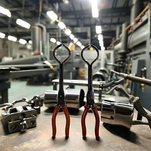 Pinzas de sujeción de crisol de alta resistencia para fusión de joyería SAT con agarre térmico, horno de fundición, herramienta de fundición de joyería, Uganda, Tel Aviv - Product Image 1