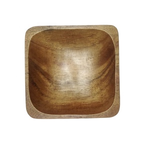 2023 Luxe Unique Collection Alimentaire Sûr Carré Naturel Top Qualité Écologique Plateaux En Bois De Mangue Lot de 3 pour Servir Les Aliments - Product Image 1