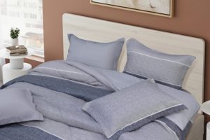 Modern Plant Pattern Organic Cotton 1800tc Reversible <b>Bedding</b> <b>Set</b> Duvet Cover Sheet Pillowcase All Season Breathable Woven - Product Image 5