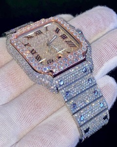 Joyas de Belleza de Edición Limitada Hechas a Mano, de Lujo, en Acero Inoxidable con Cristal de Zafiro, Unisex, Clásicas, Estilo Hip Hop, Mecánicas - Product Image 2