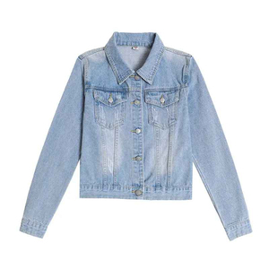 Chaqueta Vaquera de Diseño Nuevo y Personalizado para Mujer, Chaqueta Vaquera Moderna para Correr, Chaqueta Vaquera Urbana, Chaquetas Vaqueras para Mujer - Product Image 3