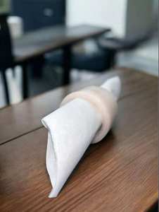 โซนงานฝีมือ HCZ-691 แหวนรองผ้าเช็ดปากเรซิ่นทำมือรักษ์โลก - ปรับความกว้างได้ ดีไซน์ทันสมัยสำหรับงานแต่งงานและงานปาร์ตี้ - Product Image 5
