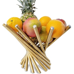 Escurridor de frutas de Metal altamente decorativo a bajo precio para Cocina Casera moderna, centro de mesa, cesta de frutas - Product Image 5