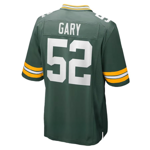Custom <b>Green</b> Bay Packers Style Stitched American Football Jersey Men's Breathable Mesh Team Uniform Embroidered Logo - Product Image 2