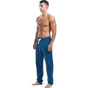 Pantalon Homme 100% Coton, Joggers Simples à Cordon de Serrage, Motif Uni, Logo Personnalisé sur le Devant avec Options Multicolores, Pantalon pour Homme - Product Image 2