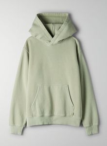 Sweat à capuche unisexe en coton épais, confortable et élégant, couleur unie, coupe ample, service OEM, respirant, anti-boulochage, vente en gros de qualité supérieure - Product Image 2